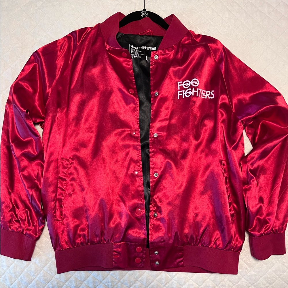 Red Satin Foo Fighters Jacket